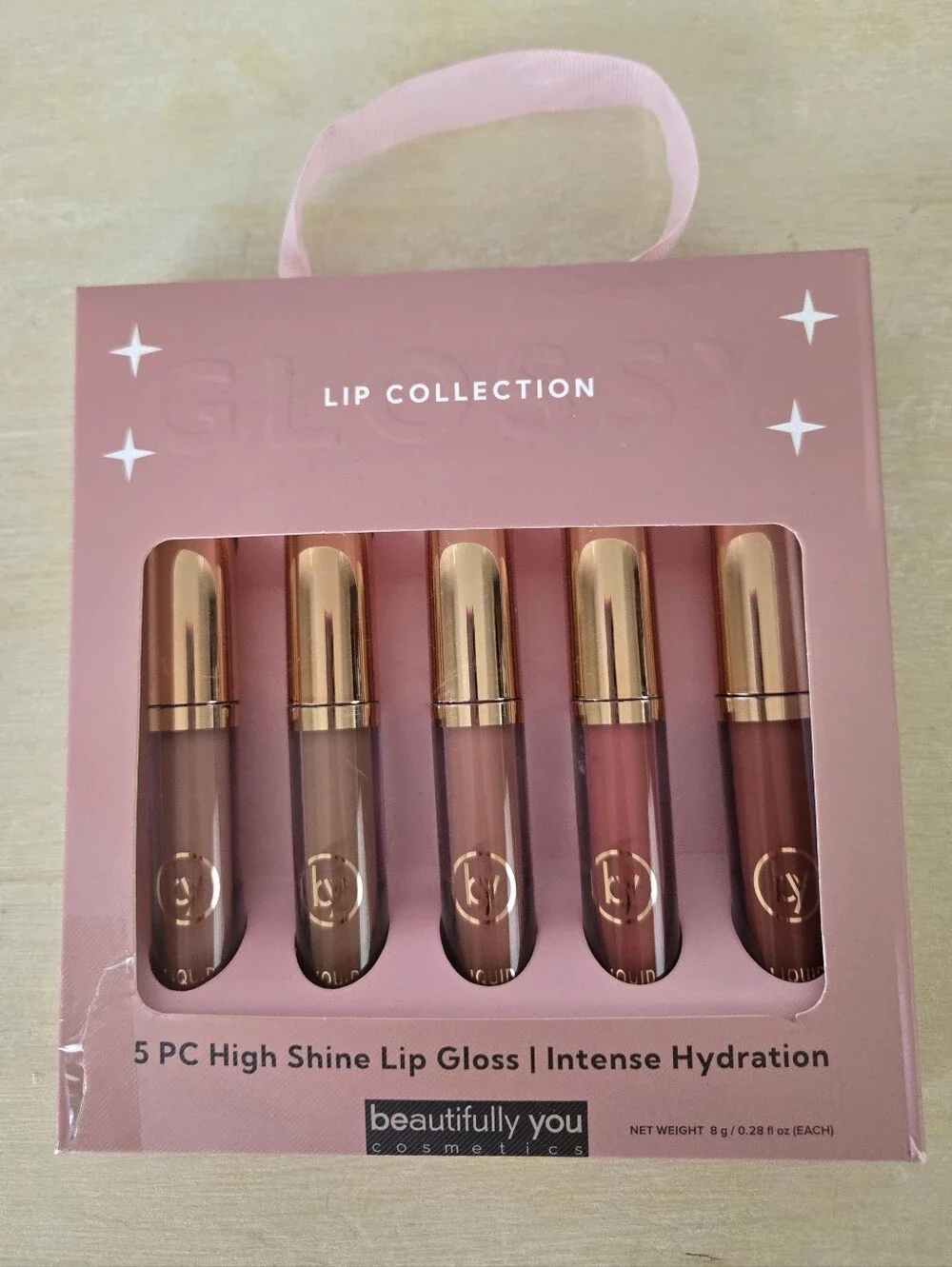 Beautifully You 5 Piece High Shine Plumping Lip Gloss *Burns*